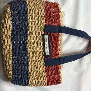 Tommy Hilfiger Multicolor Woven Tote